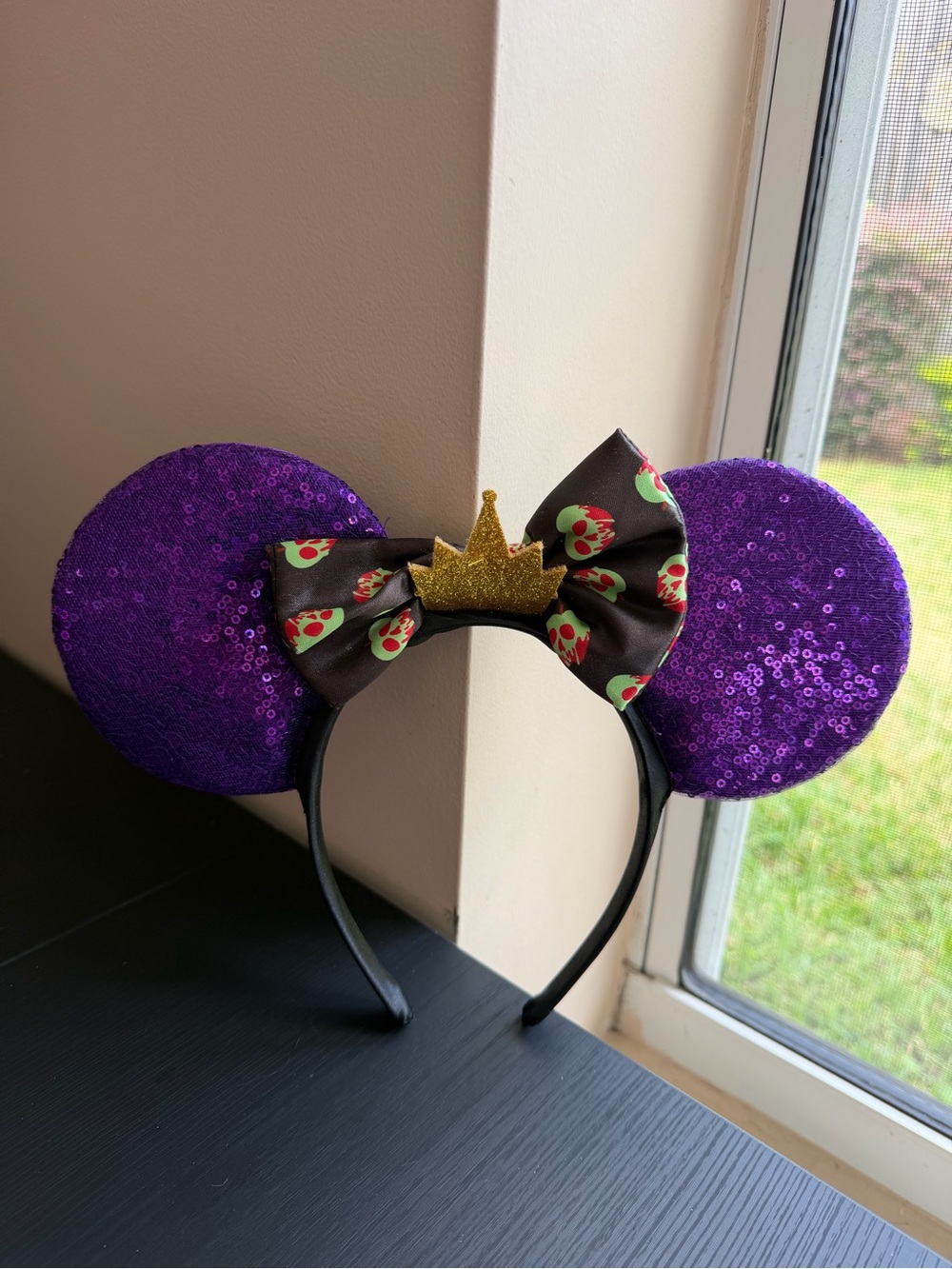 Disney Evil Queen Mickey Mouse Ears Headband Snow White Villains